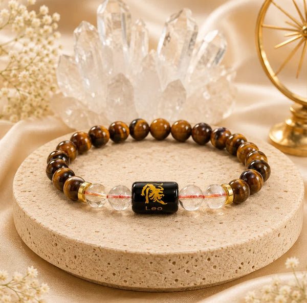 Tiger eye bracelet for Leo, the lucky stone of Simha Rashi