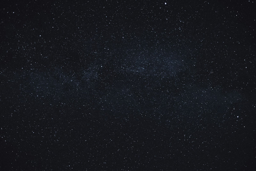 Night sky filled with stars, used to represent the zodiac signs